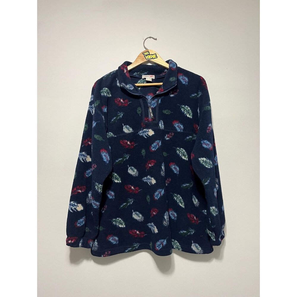 Vintage Leaves Cherokee Fleece